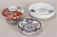 Japanese Porcelain Covered Bowl,