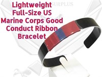 USMC Marine Good Conduct Ribbon Bracelet 3F3