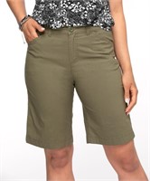 CLEO Poplin Short Green-14