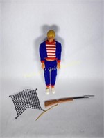 1983 Mattel Barbie Ken Doll, Toy Gun & Net