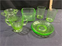 Uranium Glass Pieces