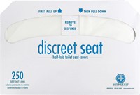 HOSPECO Seat Covers 14.25X16.5  White  20Pk
