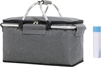 Insulated Cooler Bag Picnic Basket, Leakproof Coll