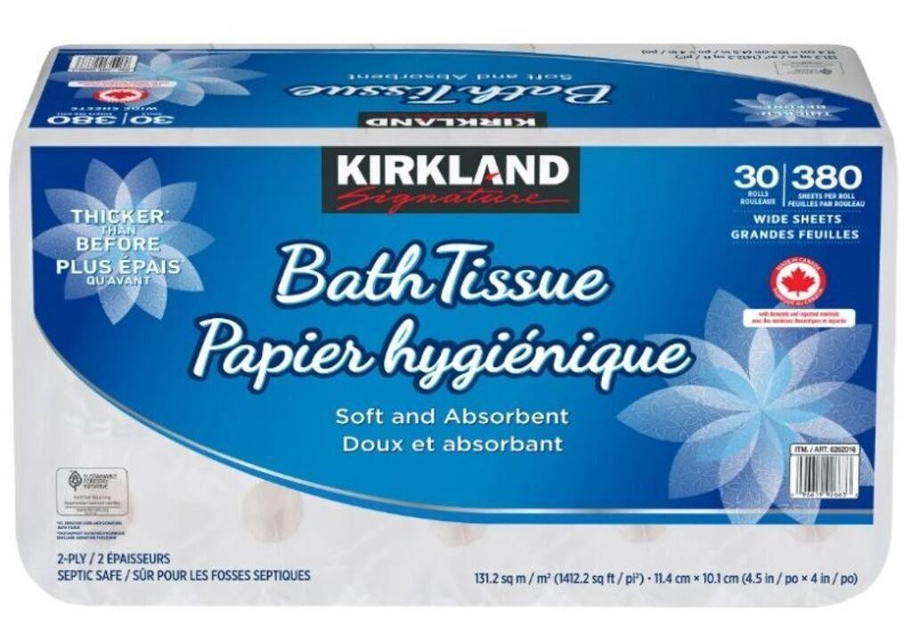 30-Pk Kirkland Signature 2-Ply Bath Tissue