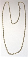 10KT YELLOW GOLD 3.80 GRS 18 INCH ROPE CHAIN