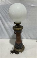 Vintage Converted Oil Lamp not tested