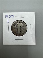 1927-D Silver Standing Liberty Quarter