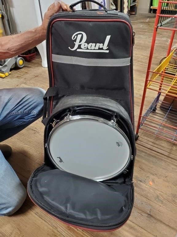 Pearl Snare Drum, Xylophone,  Drum Pad, Sticks,