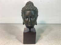 Buddha Bust Statue, 8 3/4in X 3.5in Wide
