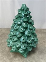 Ceramic electric light up Christmas tree 14
