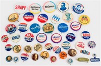 Vintage Political / Election Pinback Buttons