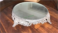 Victorian footed fancy  plateau, 14 inches