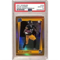 2021 Donruss Najee Harris Press Proof Rc Psa 10