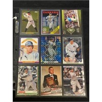 (9) Different High Grade Aaron Judge Cards