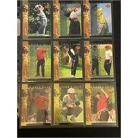 (9) Different 2001 Ud Tiger Woods Rookies