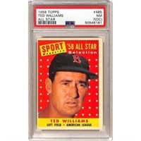 1958 Topps Ted Williams Allstar Psa 7 Oc