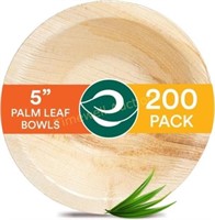 ECO SOUL Compostable 5 Palm Leaf Bowls 200