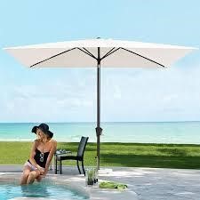 Jearey Rectangular Patio Umbrella 6.5 x 10 ft