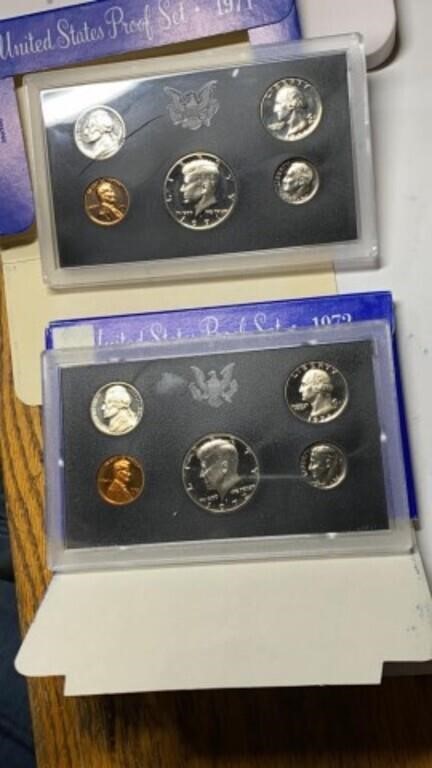 1971 & 1972 US Mint Proof Sets