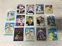 14 Athletics baseball collectors card