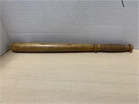 Police Baton, solid wood, antique
