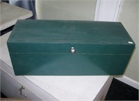 Green Wood Box 24" x 9" x 9"