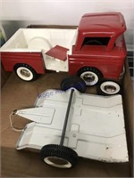 Buddy L truck & trailer, not complete