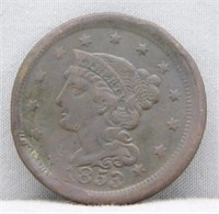 1853 Large Cent.