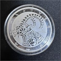 2023- 1 oz Silver Tokelau Zodiac Coin - Capricorn