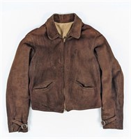 1970's Brown Suede Leather Jacket