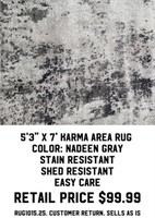 5'3"x7' Karma Area Rug