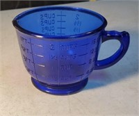 Cobalt blue measuring cup 2 cup size