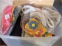 Tote of Craft Items
