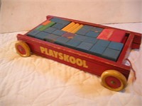Playskool Wooden Block Wagon
