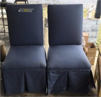 Pair of Upholstered side chairs