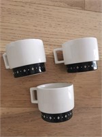 New Porcelain Espresso Cups Set of