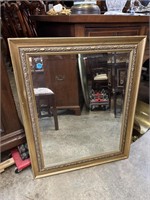 GOLD PAINTED BEVELED MIRROR