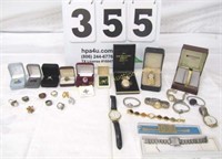 Lot of Vintage Costume Jewelry - Rings & Watches