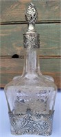 800 SILVER CASED DECANTER