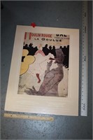 Moulin Rouge Matted Print