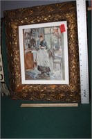 Vintage Lady Painting By Berthie Morisot