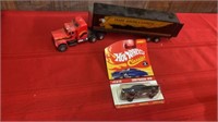 TRANSAMERICA EXPRESS SEMI/ TRAILER, HOT WHEELS