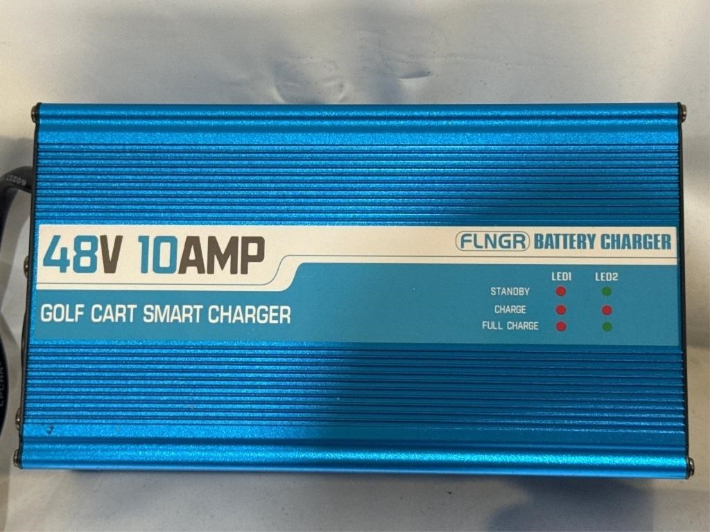 $110 10Amp 48 Volt Golf Cart Battery Charger