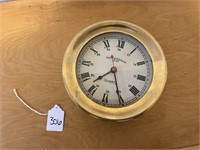 Brass Ships Clock