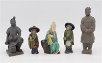 (5) Ceramic and Composite  Chinese Figurines