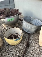 Planters Cream Bowl, Bucket