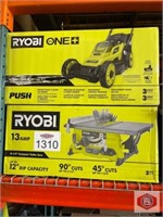 2 pcs mix items; assorted RYOBI tools Ryobi