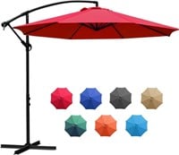 Sunnyglade 10Ft Cantilever Umbrella (Red)