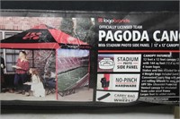 LOGO BRANDS, PAGODA CANOPY WITH STADIUM PHOTO SIDE