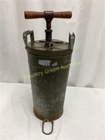 Vintage Hand Pump Fire Extinguisher
